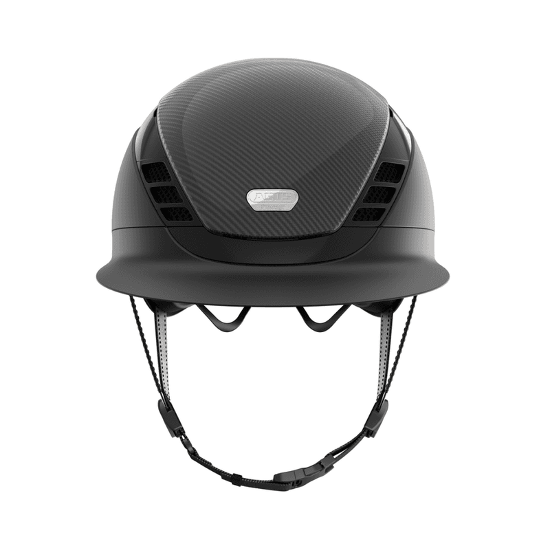 ABUS PIKEUR Airluxe Pure Carbon Style Long Visor - Sort