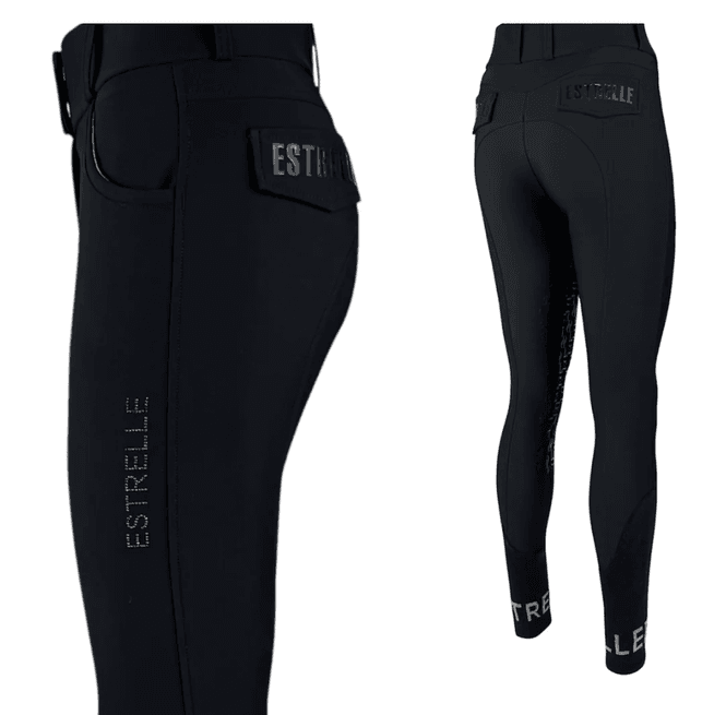 Hovedbilde Estrelle Design Iconic F-grip ridebukse sort