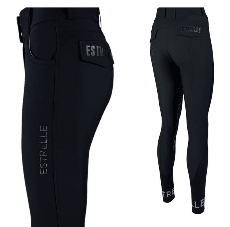 Estrelle Design Iconic F-grip ridebukse sort